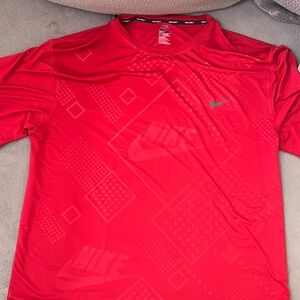 Not playing golf anymore red golf shirt